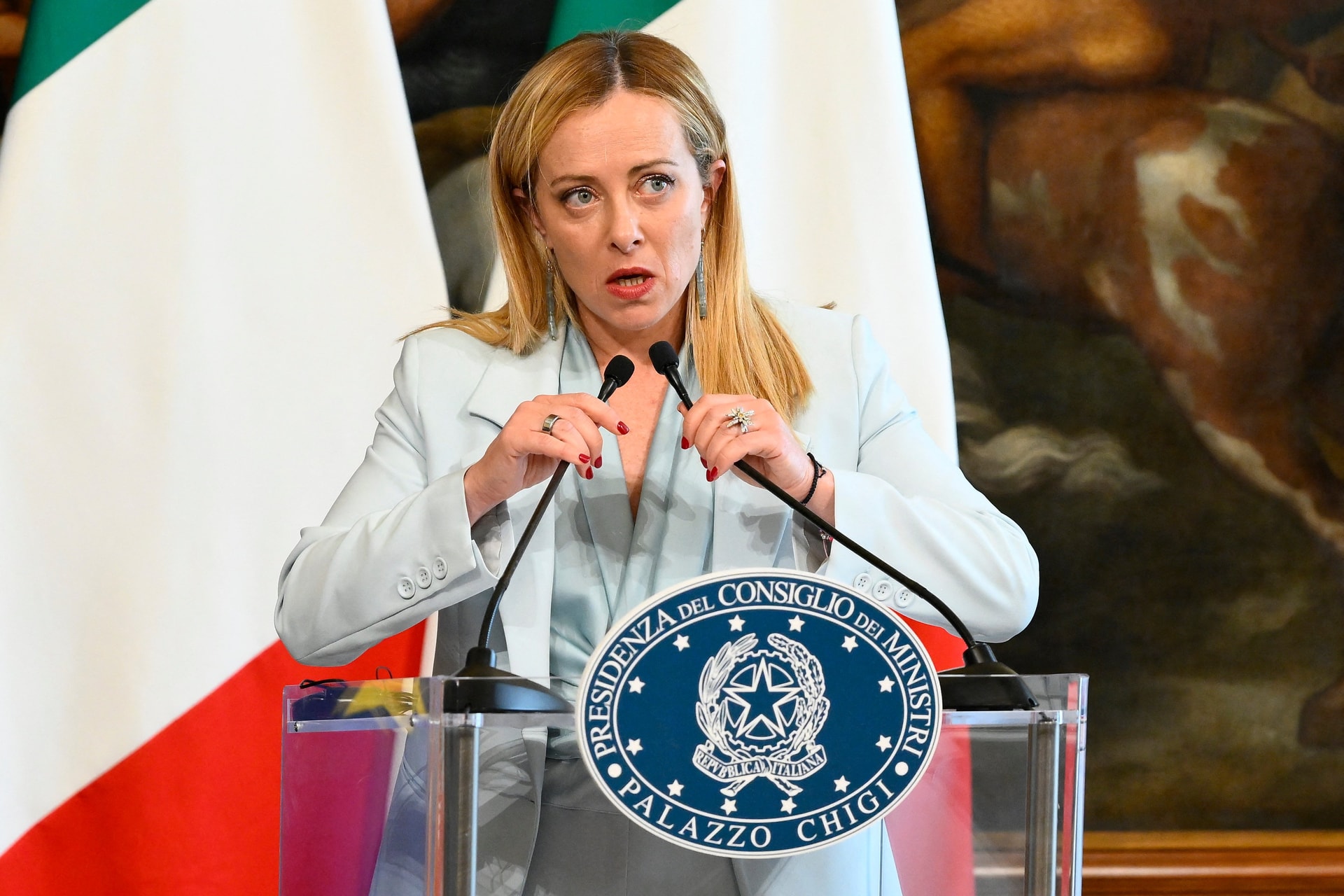 Az olasz kormányfő Zágrábban tárgyalt