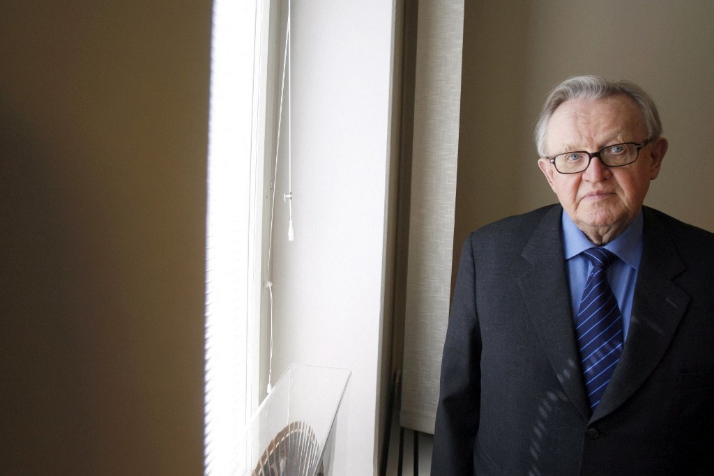 Meghalt a Nobel-békedíjas Martti Ahtisaari volt finn elnök