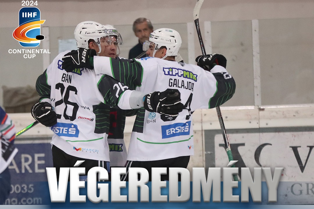 Jégkorong Kontinentális Kupa: nagy győzelemmel búcsúzott a Ferencváros