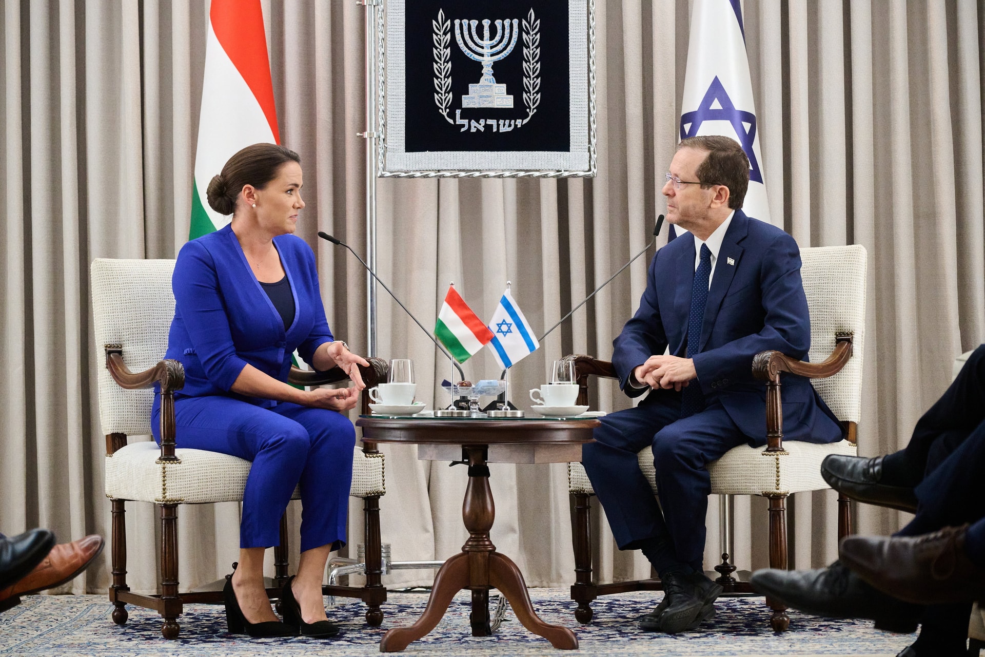 Novák Katalin Izraelbe látogatott