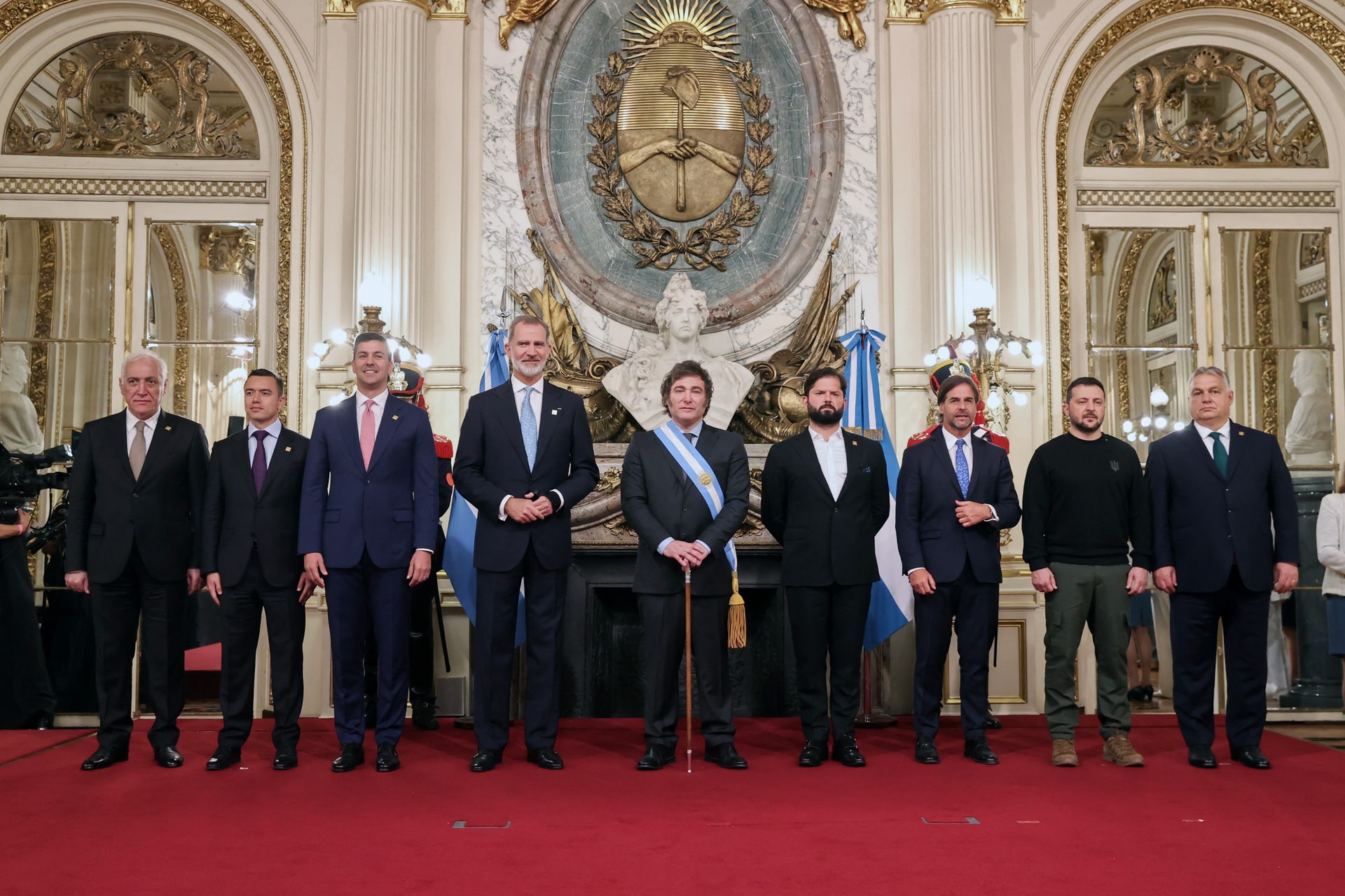 Beiktatták hivatalába Javier Milei argentin elnököt