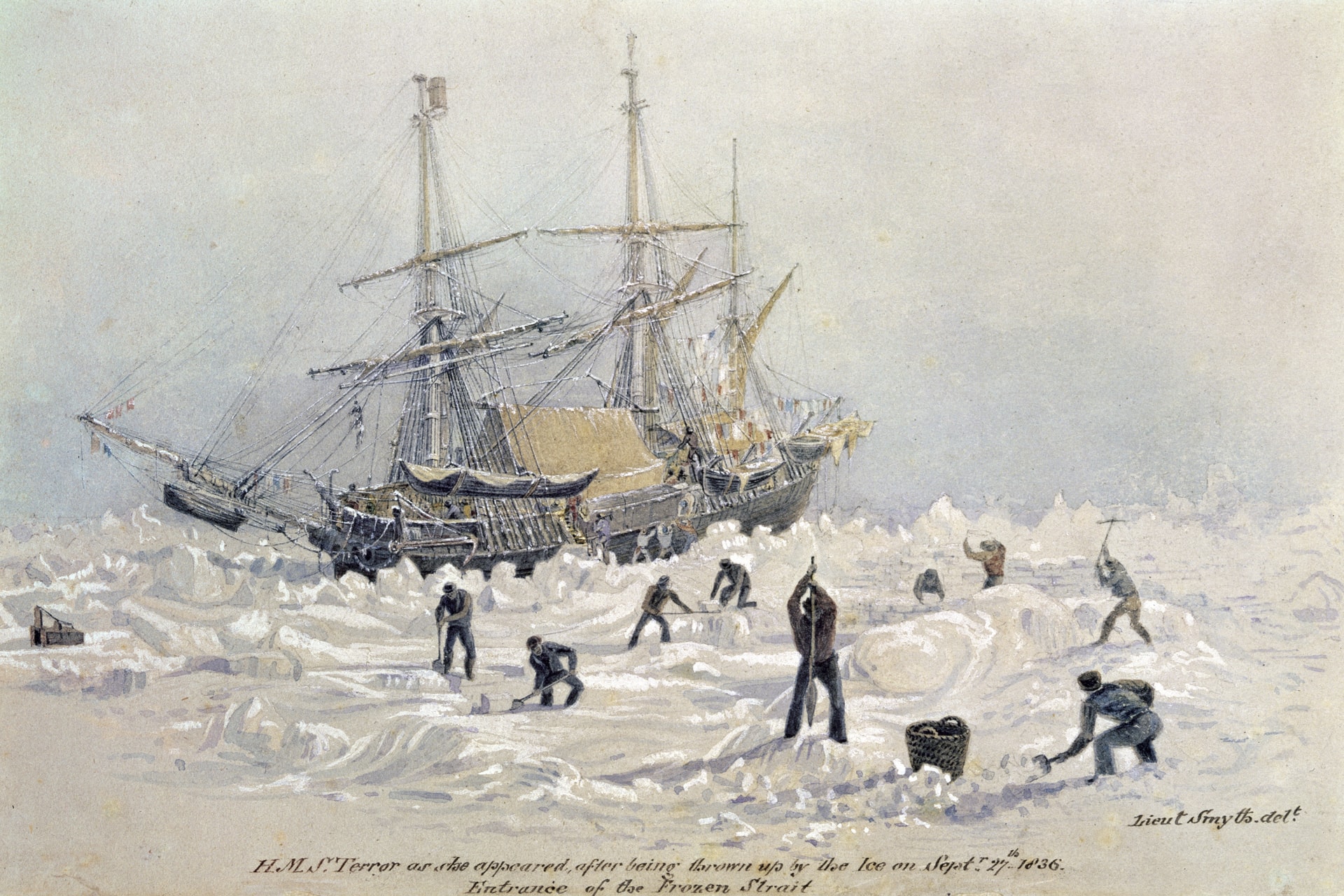 A tragikusan odaveszett HMS Erebus legénységének holmijait találták meg