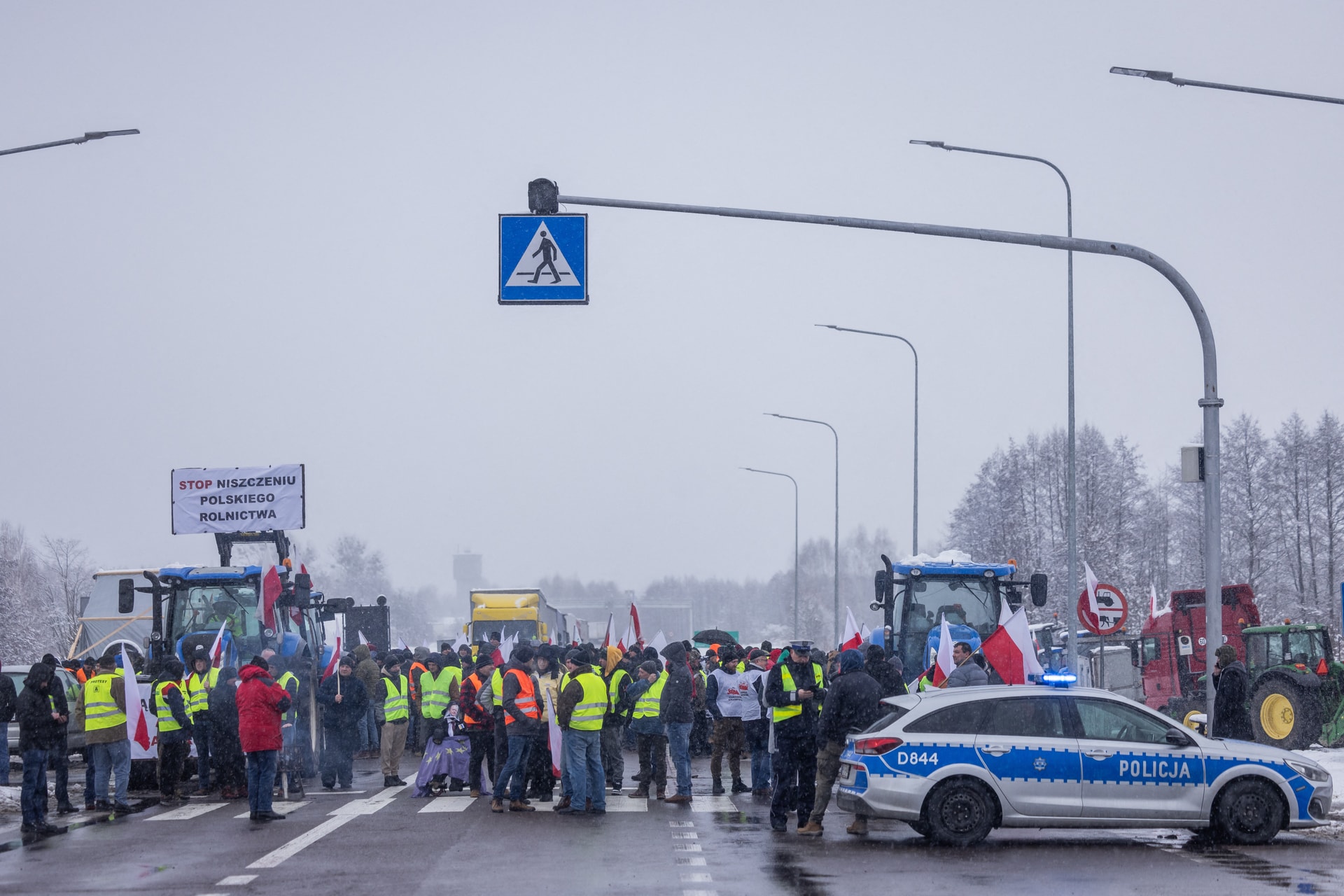 Gazdatüntetés Lengyelországban
