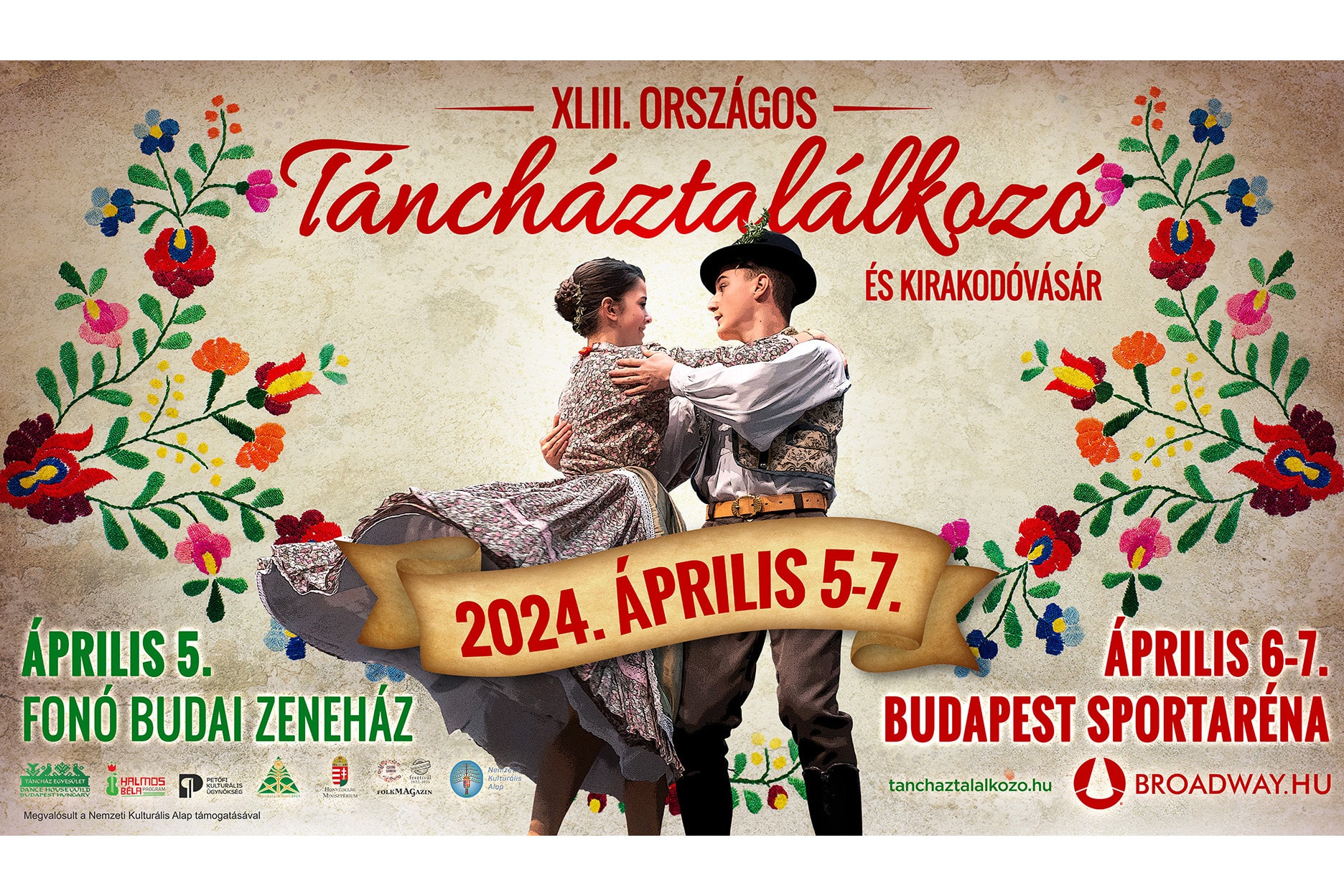 Április 5-én kezdődik az Országos Táncházi Találkozó