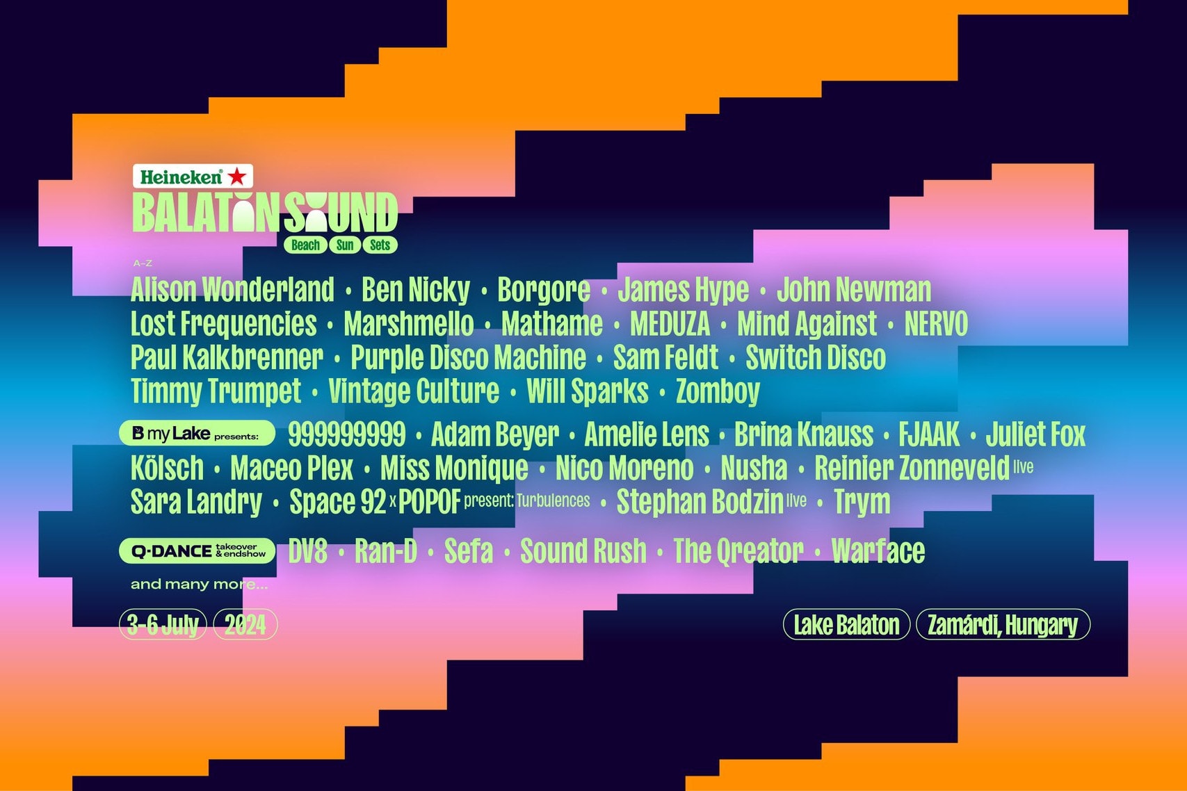 Balaton Sound: Adam Beyer, Amelie Lens, Meduza, Maceo Plex is lesz