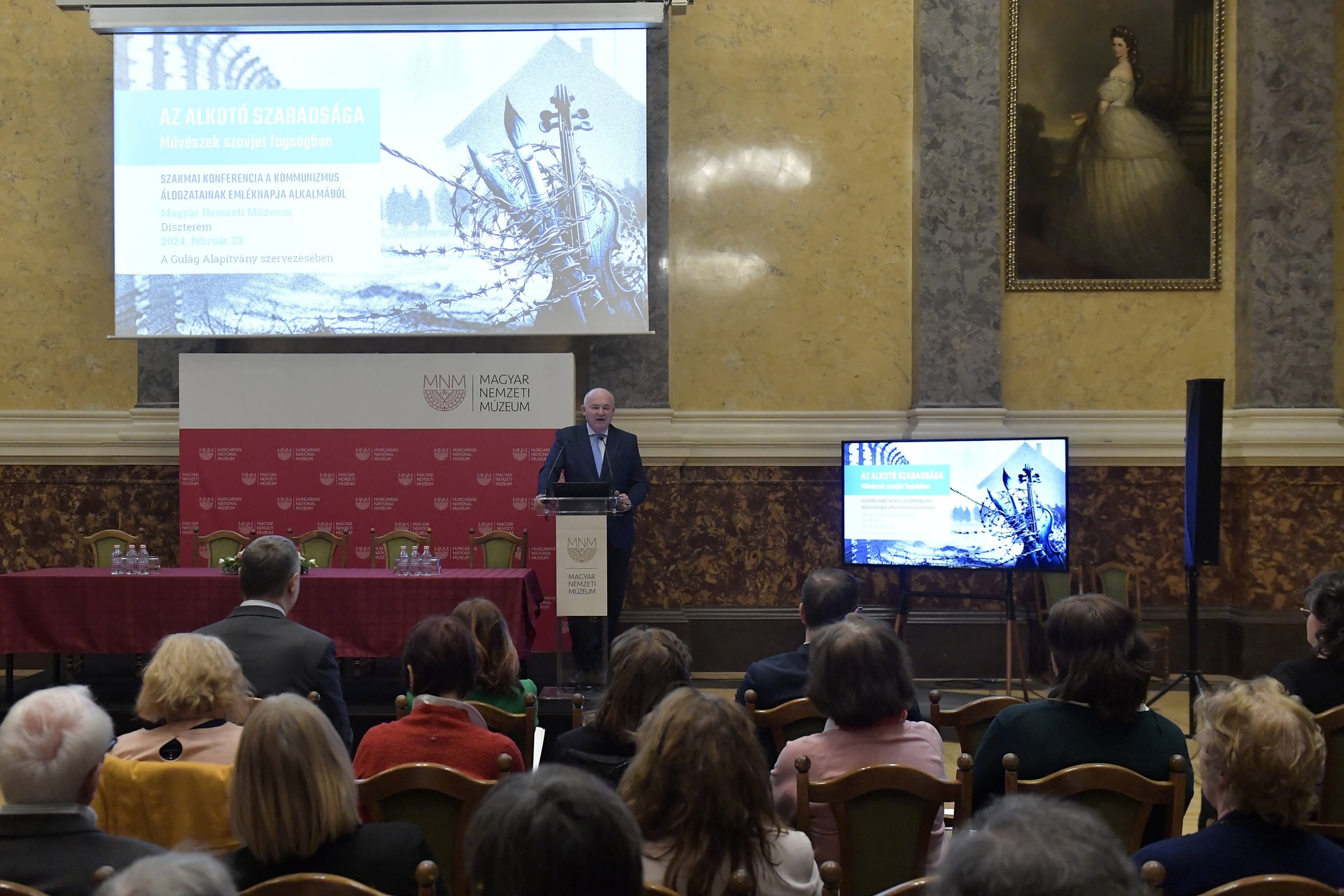 Megkezdődött Az alkotó szabadsága – Művészek a szovjet fogságban című konferencia a Magyar Nemzeti Múzeumban
