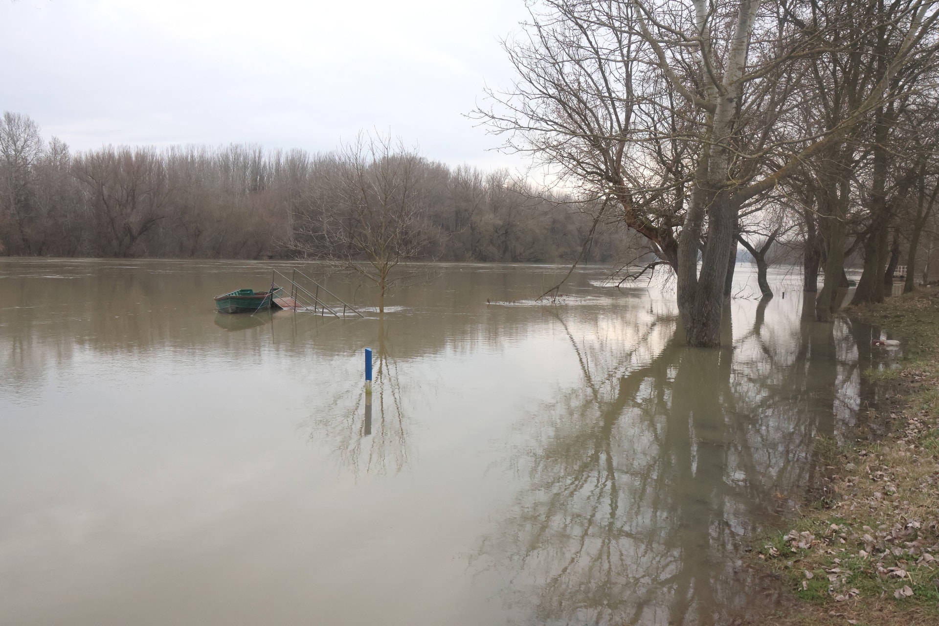 Szolnokon a hétvégén várható a Tisza tetőzése
