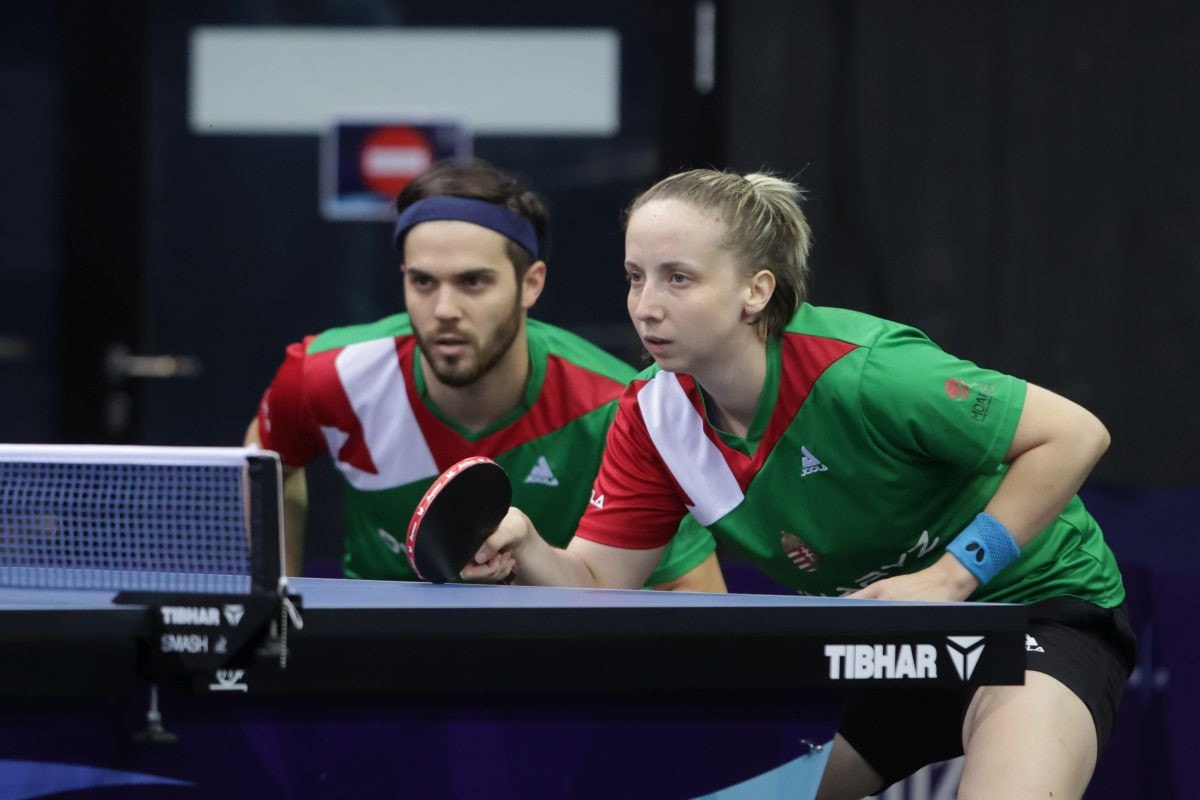 Asztalitenisz olimpiai selejtező: kijutó helyen áll az Ecseki-Madarász páros