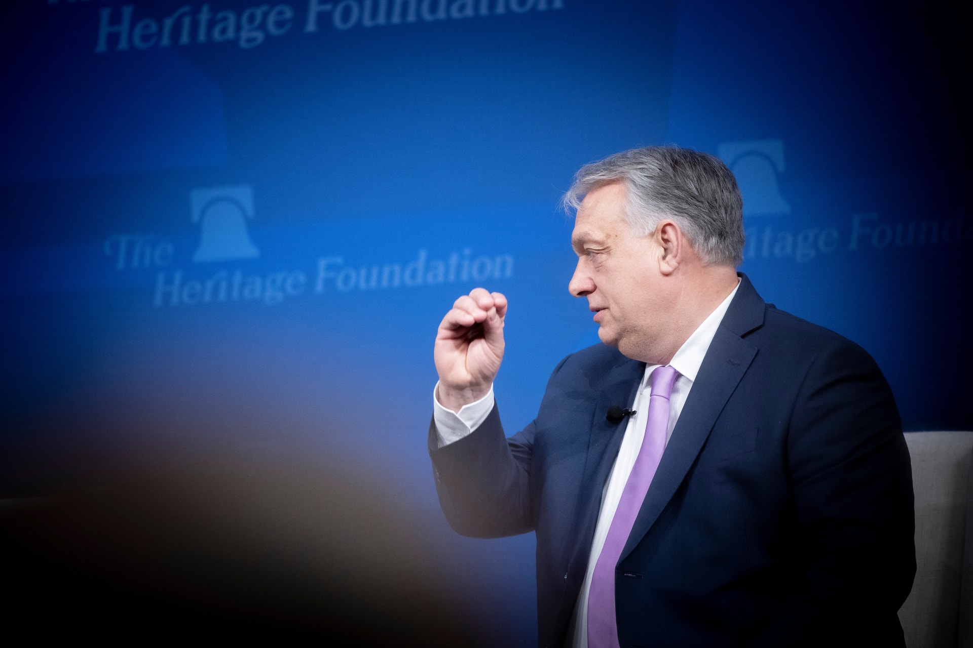 Orbán Viktort a konzervatív értékekről kérdezték Washingtonban