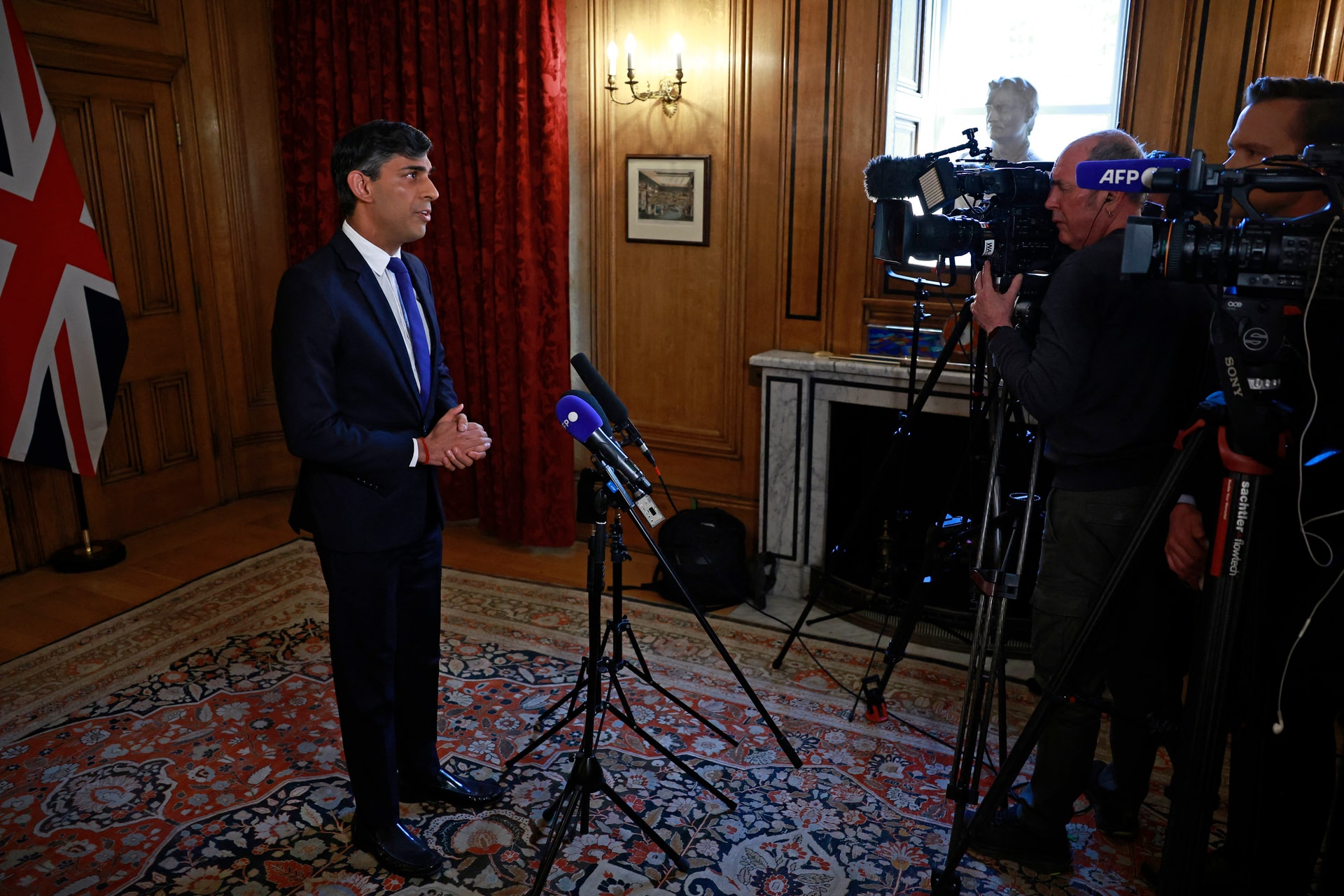 Rishi Sunak: A brit légierő számos iráni drónt lelőtt