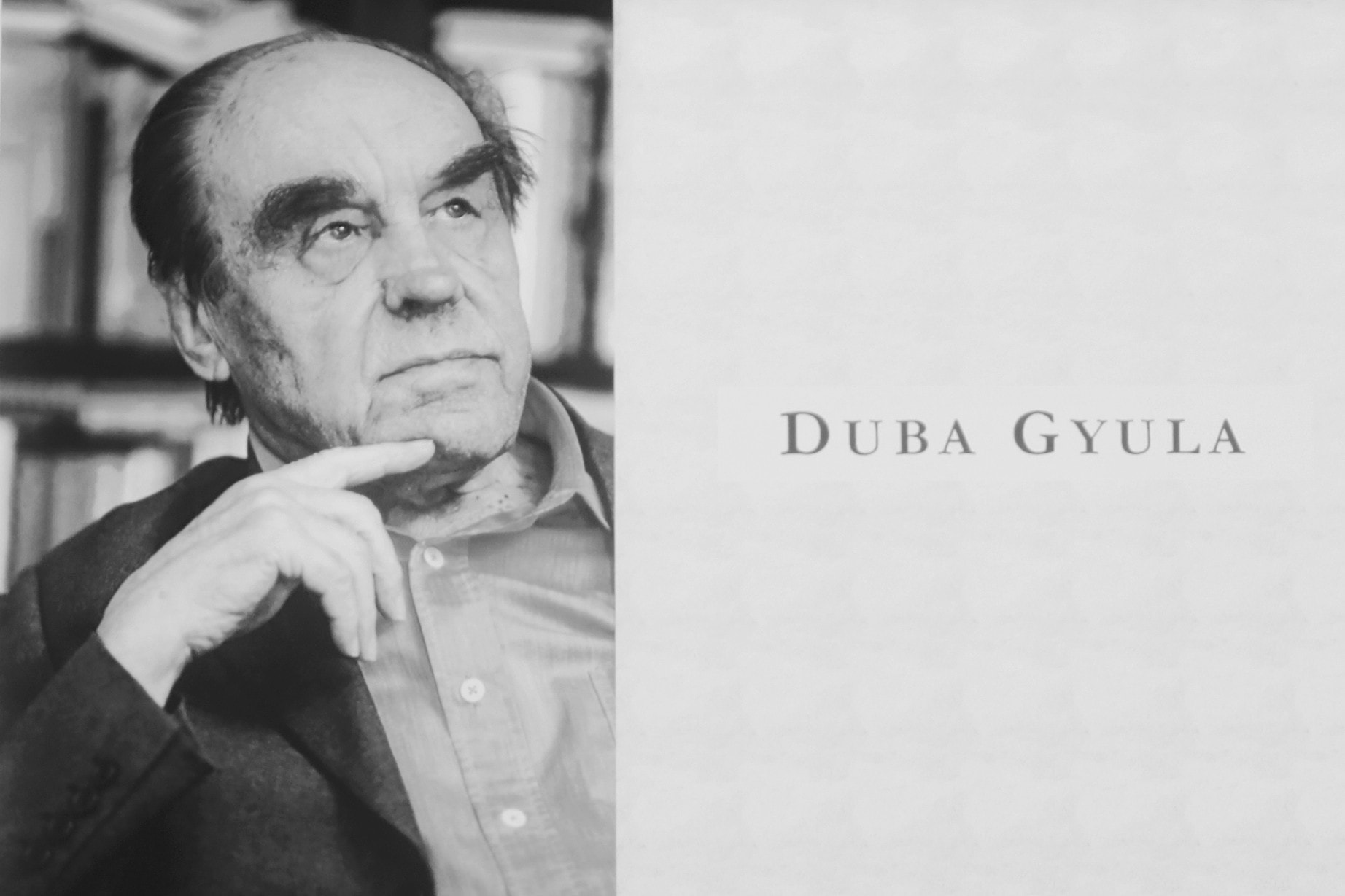 Elhunyt Duba Gyula Kossuth-díjas író