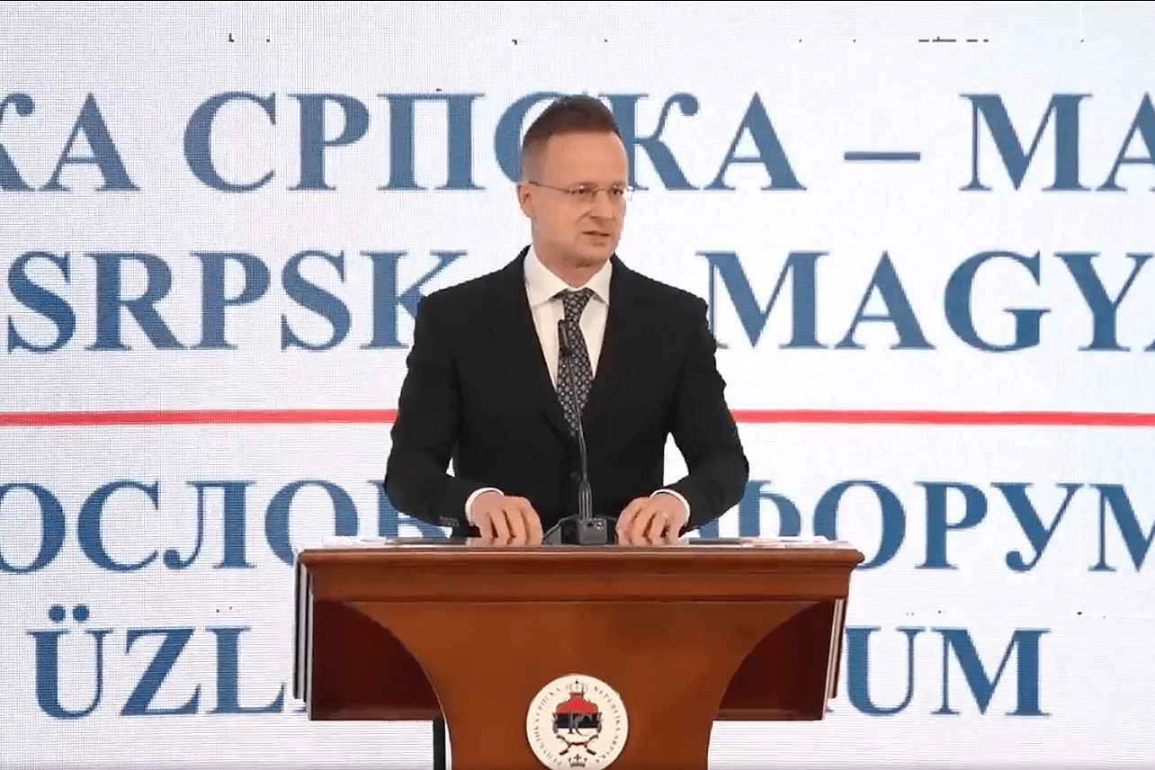 Szijjártó Péter: Minden feltétel adott a Magyarország és a boszniai Szerb Köztársaság közötti gazdasági kapcsolatok fejlesztéséhez