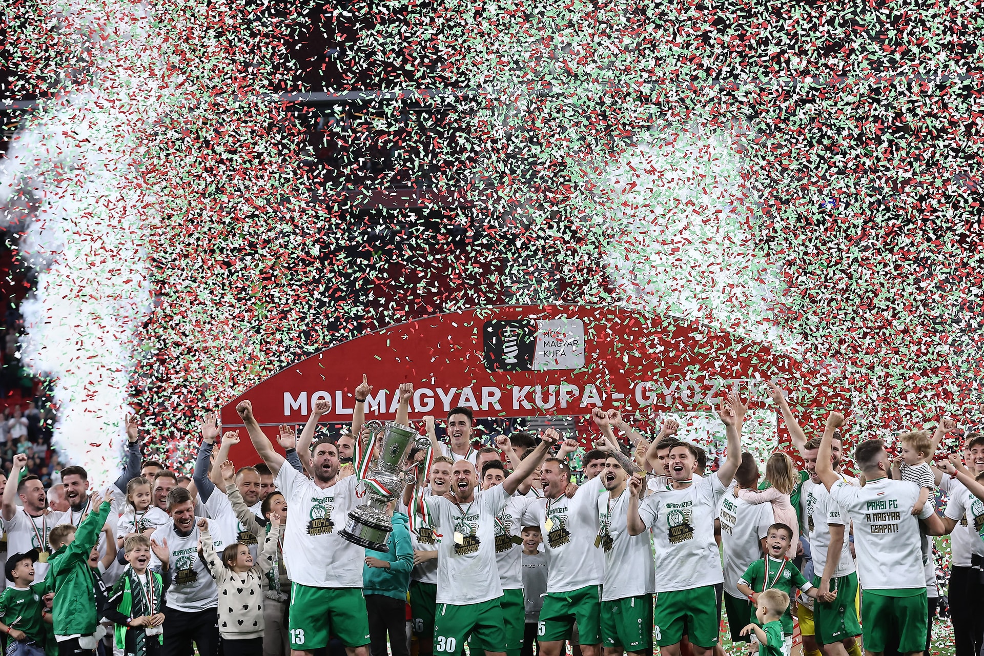 Magyar labdarúgók nyerték a Magyar Kupát