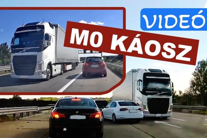 Hátborzongató: szembement a magyar autópályán a kamionos