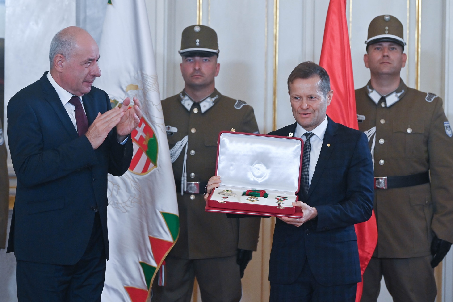 Krausz Ferenc a Magyar Szent István Rend kitüntetettje