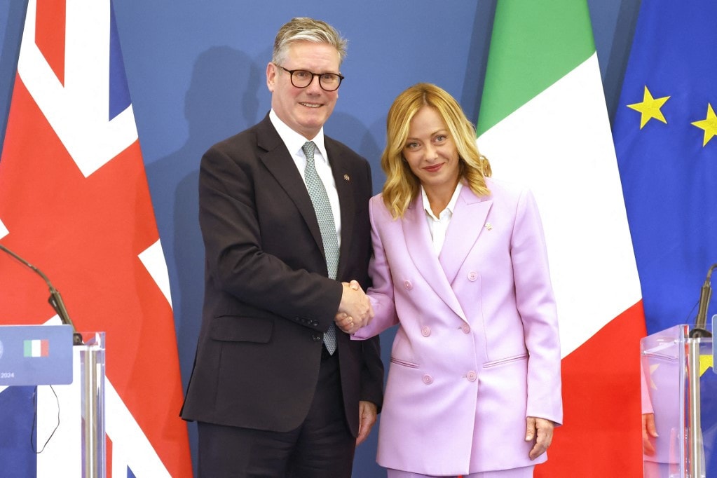 Az ukrajnai háborúról és a migrációról egyeztetett az olasz és a brit kormányfő