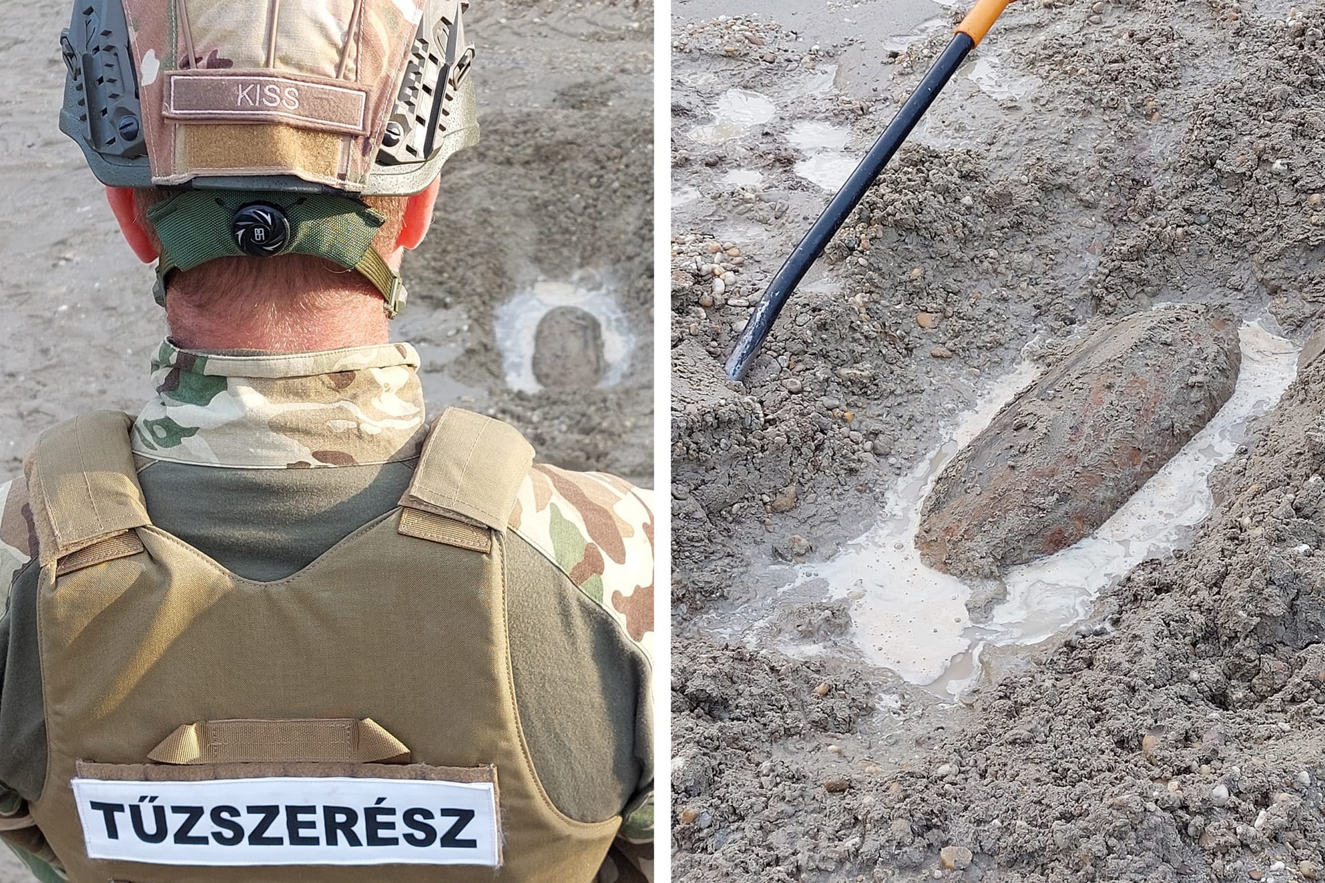 Második világháborús bombát hatástalanítottak Esztergomban