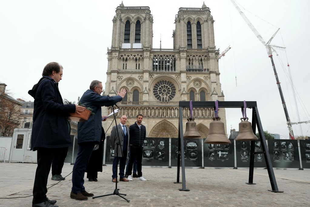 A Notre-Dame-ban az olimpiai harang