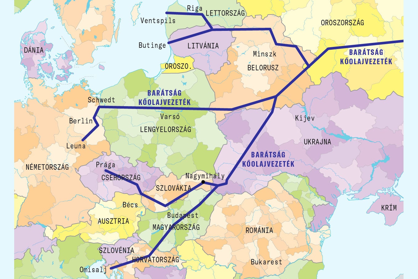 Újra leállt a Magyarországra irányuló kőolajszállítás