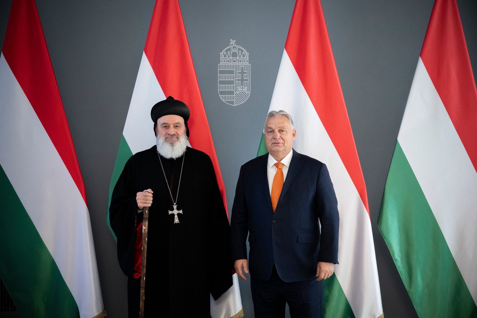 Orbán Viktor a szír ortodox egyház vezetőjével tárgyalt