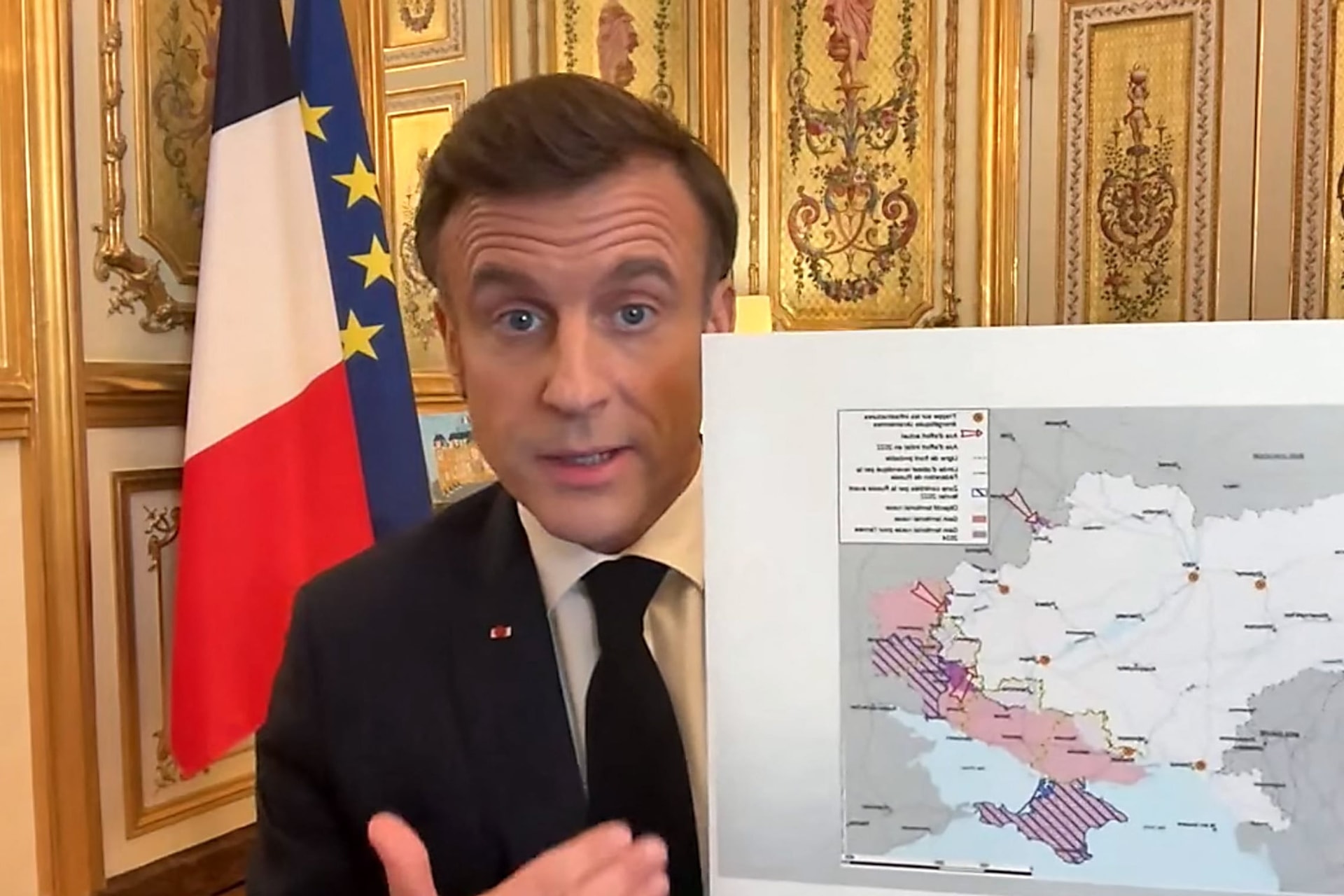 Zaharova viccelődött Macron videóján