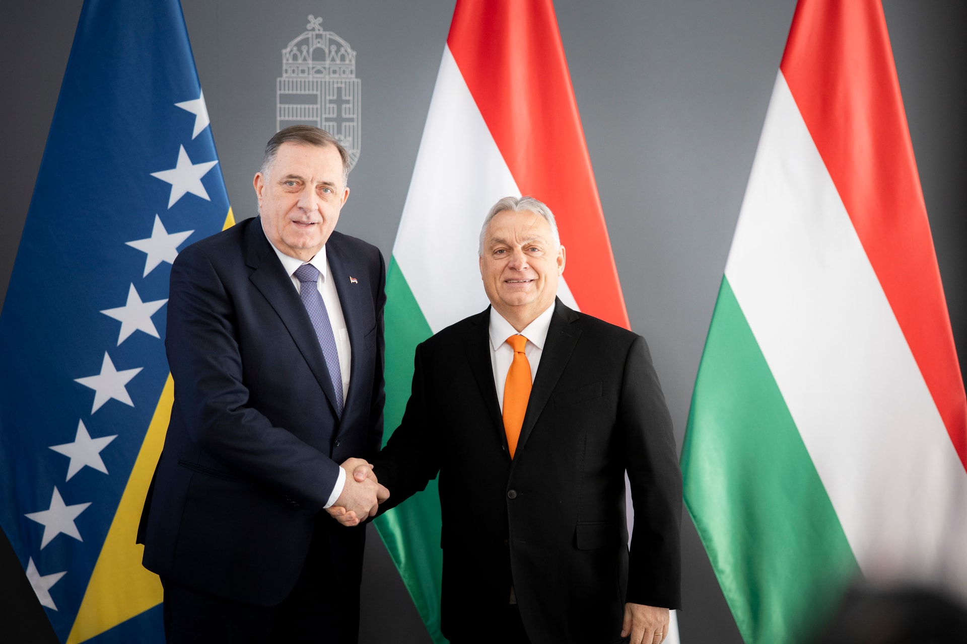 Milorad Dodikot fogadta Orbán Viktor
