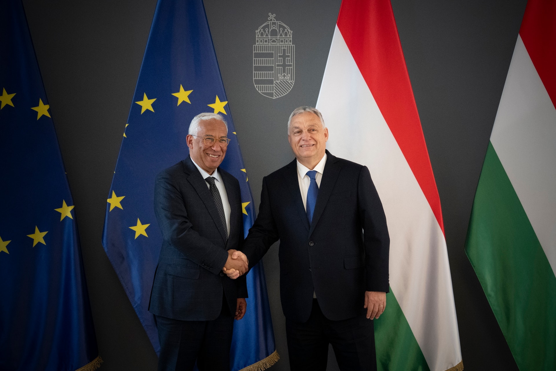 Orbán Viktor hivatalában fogadta António Costát