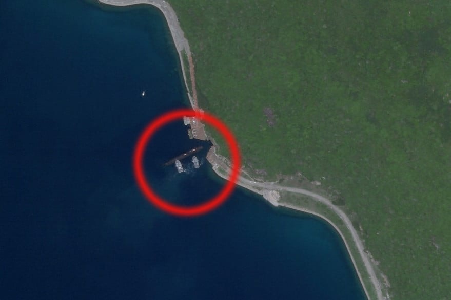 A Google Maps frissítése hat nukleáris tengeralattjárót talált