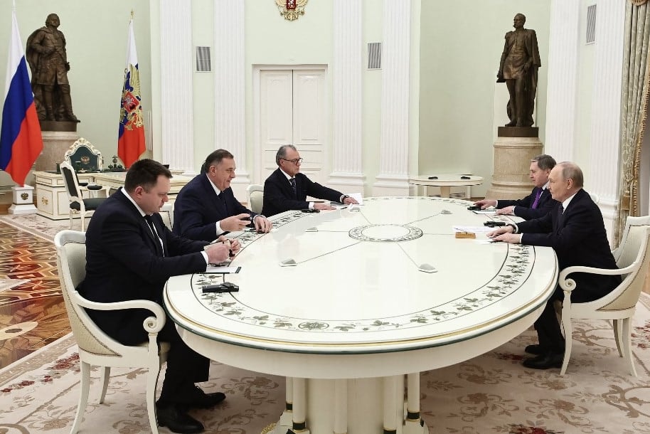 Vlagyimir Putyin fogadta a boszniai szerb elnököt