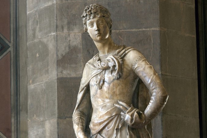 Őrizet alá került Donatello vélelmezett szobra