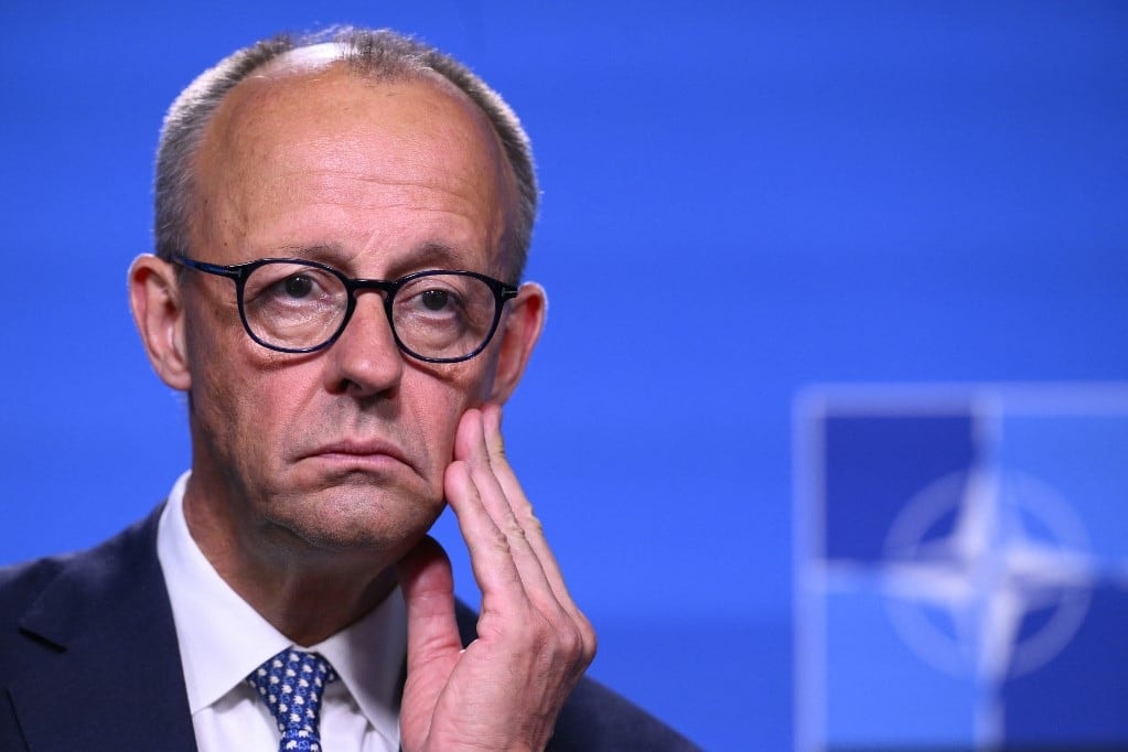Friedrich Merz kioktatta Donald Trumpot