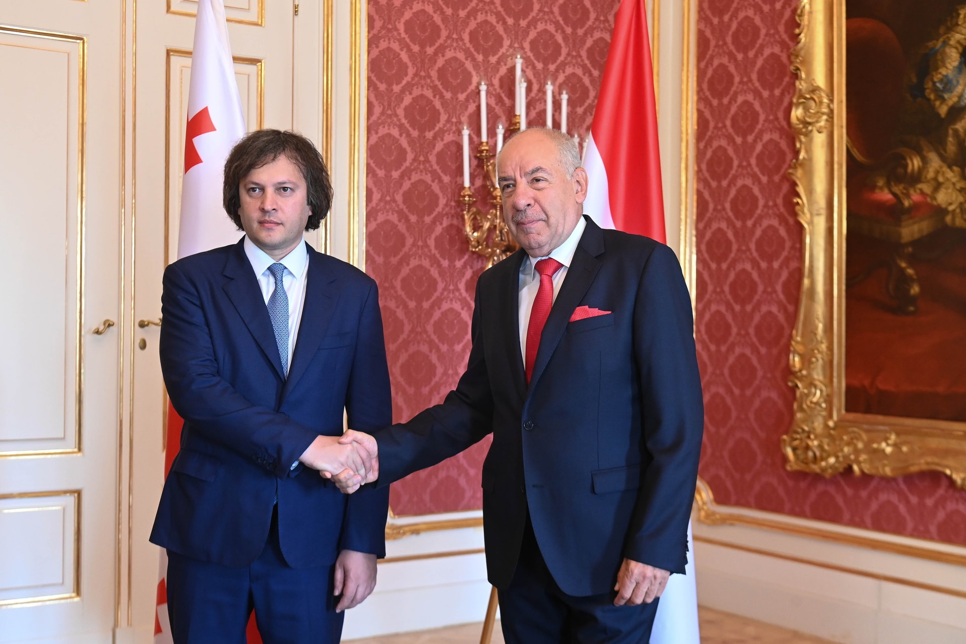 Sulyok Tamás a georgiai miniszterelnököt fogadta
