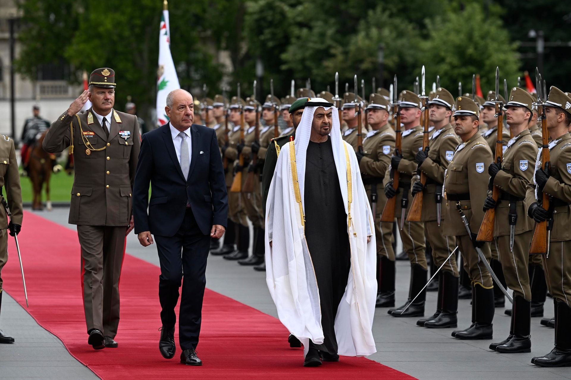 Sulyok Tamás köztársasági elnök az Egyesült Arab Emírségek elnökével találkozott