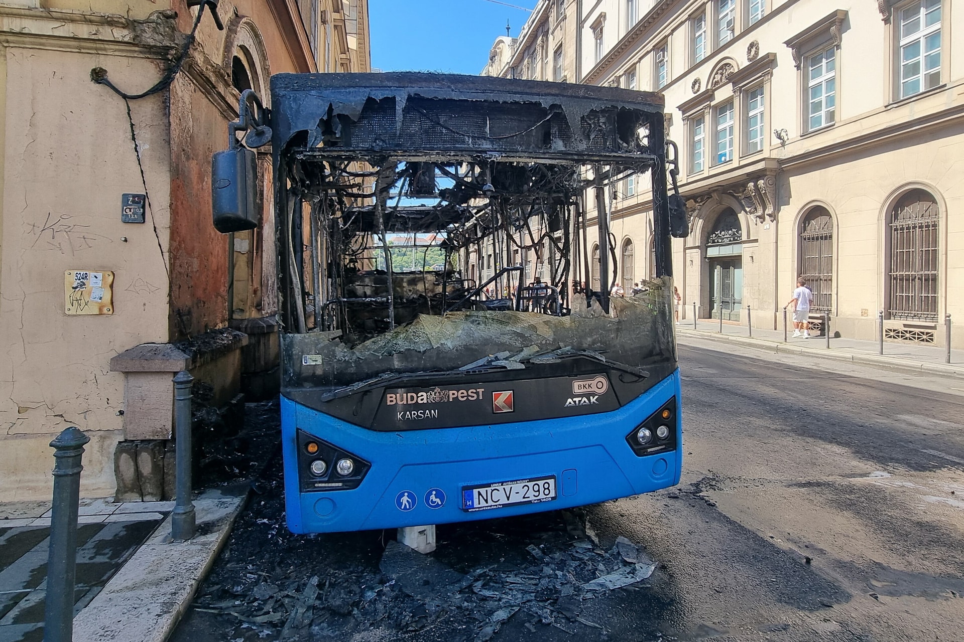 Újabb busz égett Budapesten