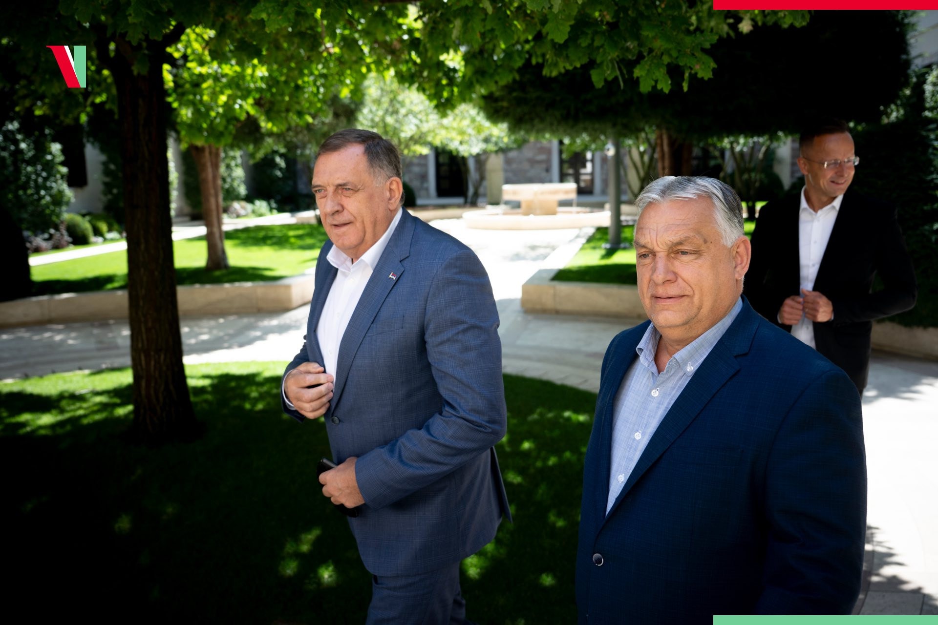 Orbán Viktor Milorad Dodikot fogadta