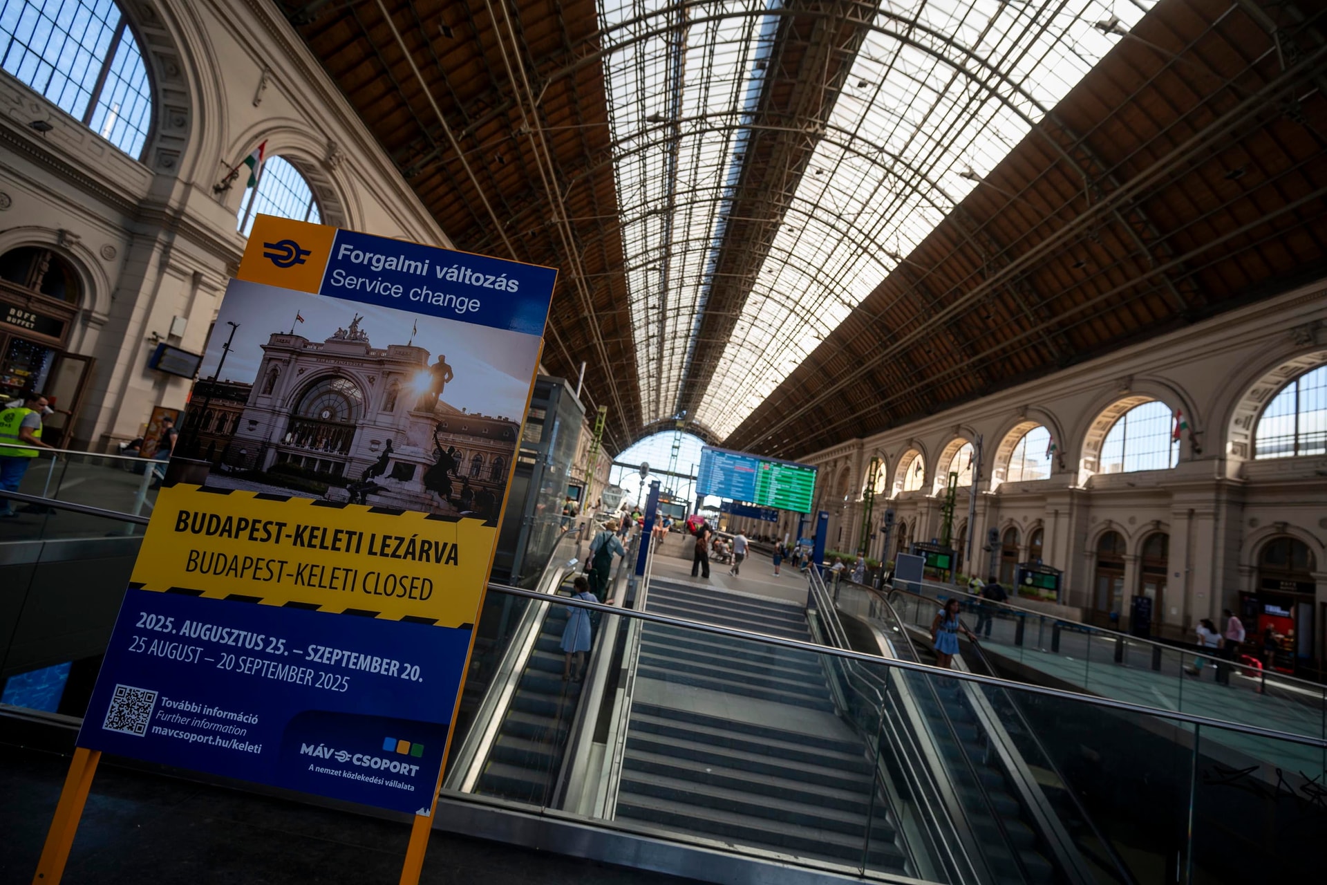 Négy hétre leáll a Keleti pályaudvar