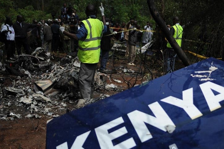 Nincsenek túlélői a kenyai légikatasztrófának
