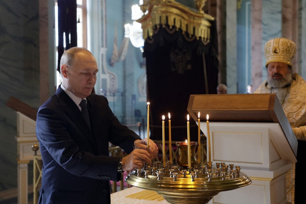 Szentpéterváron „lazított” az orosz elnök