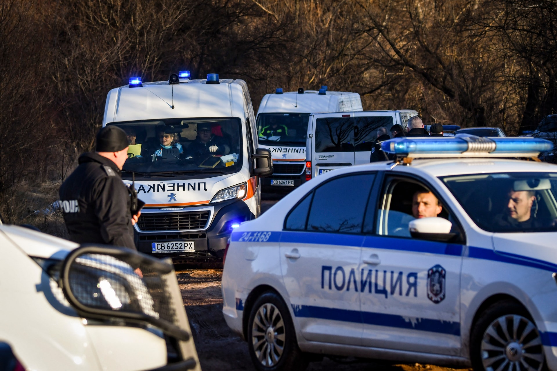Tóba zuhant egy migránsokat szállító autó Bulgáriában