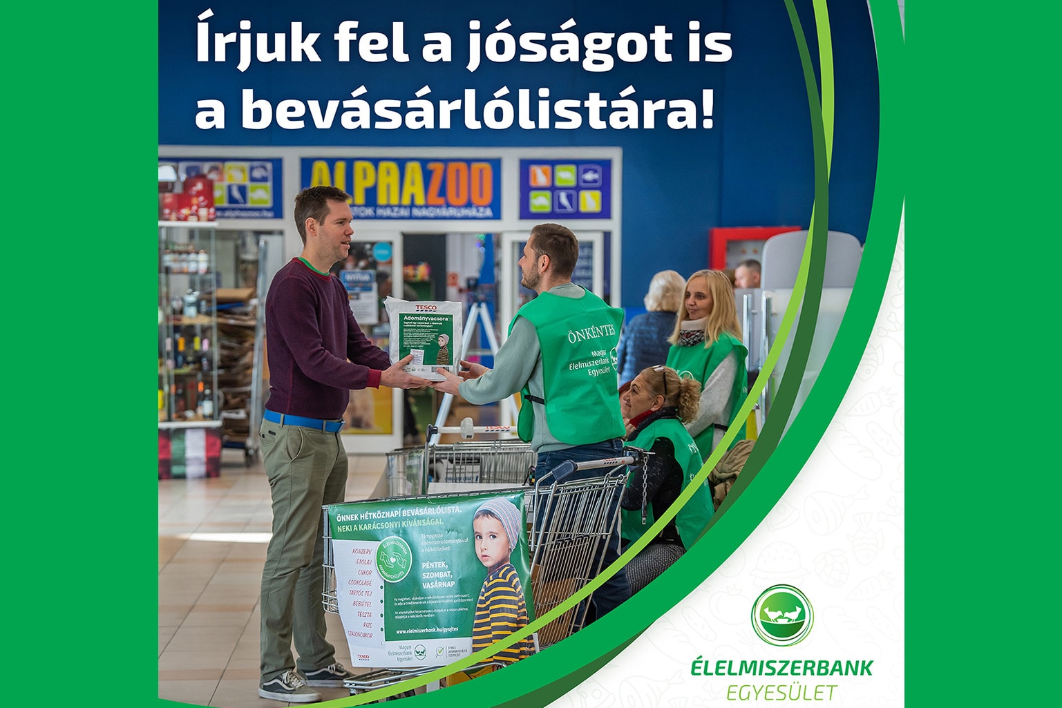 Jól sikerült az Élelmiszerbank akciója