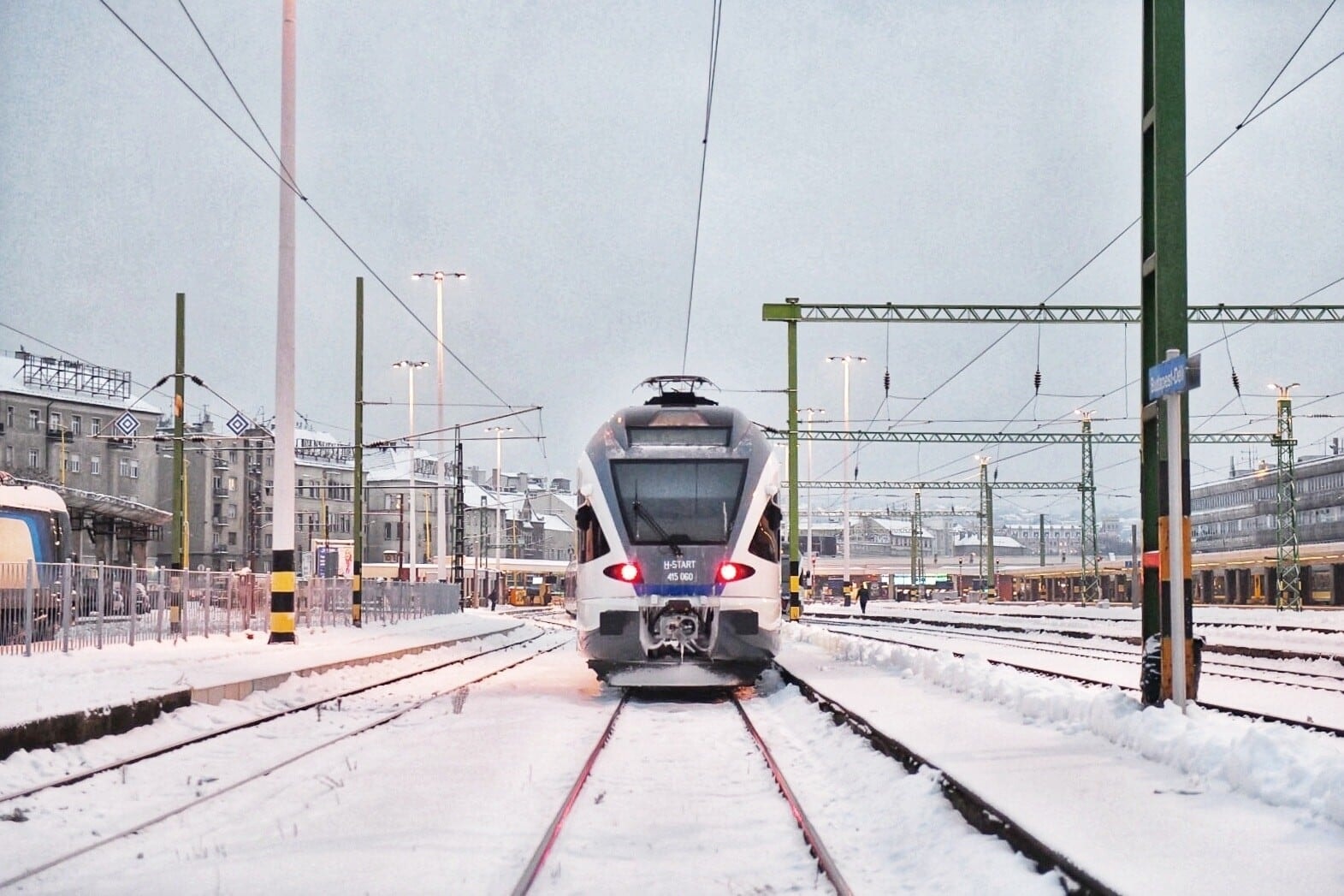 Gázolt a vonat Budapesten