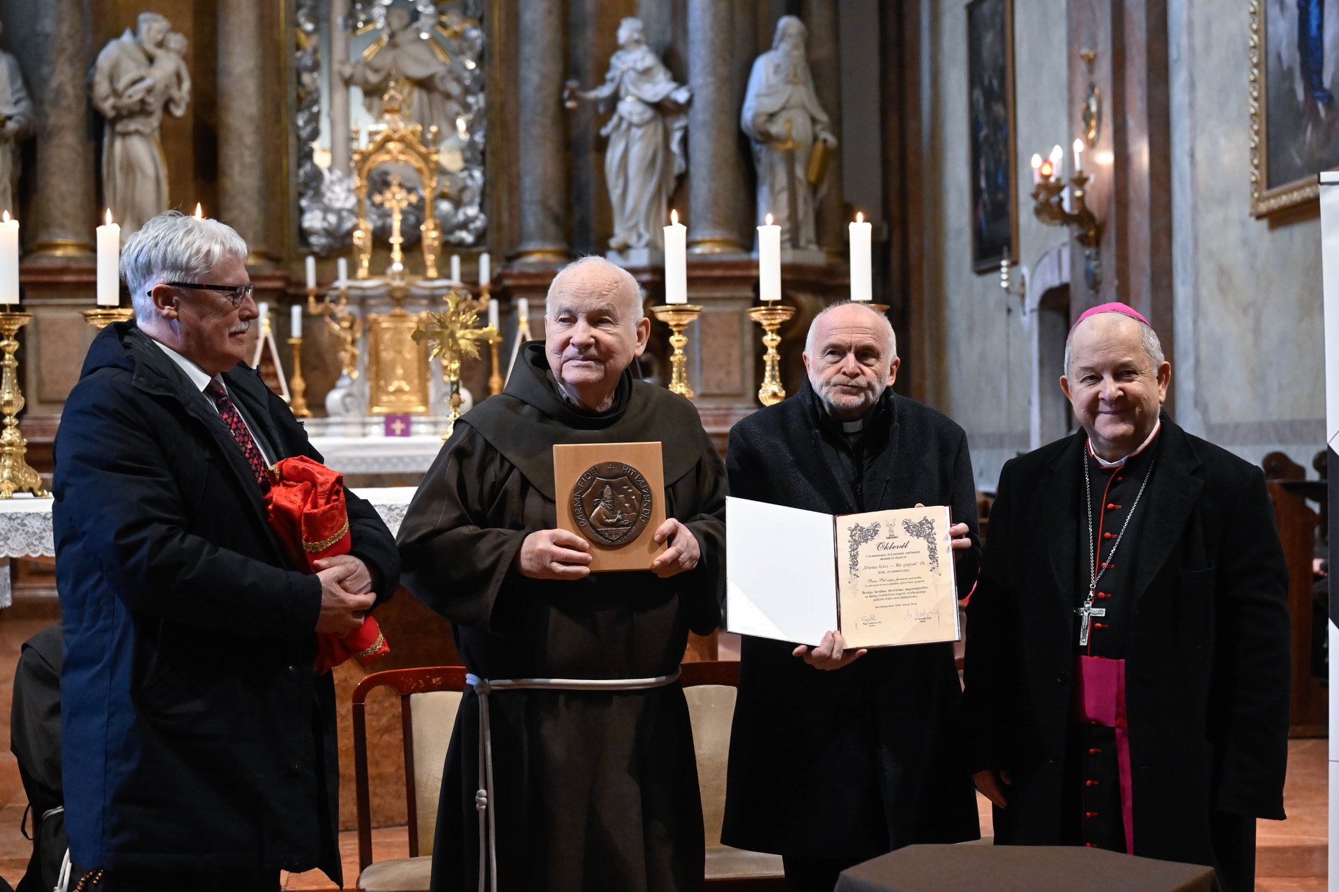 Reisz Pál ferences szerzetes kapta az idei Parma fidei - Hit pajzsa díjat