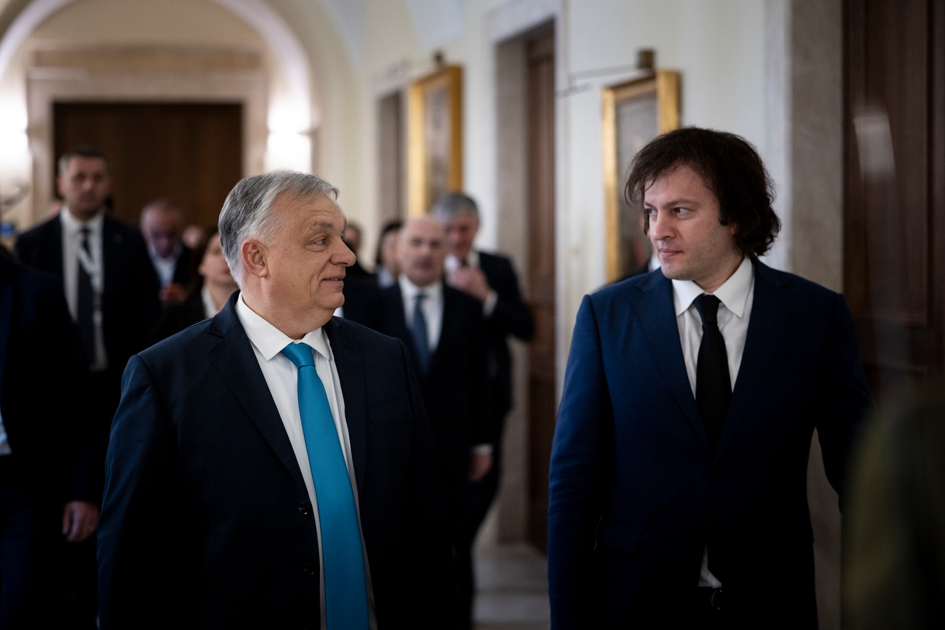 Orbán Viktor Georgia miniszterelnökével tárgyalt