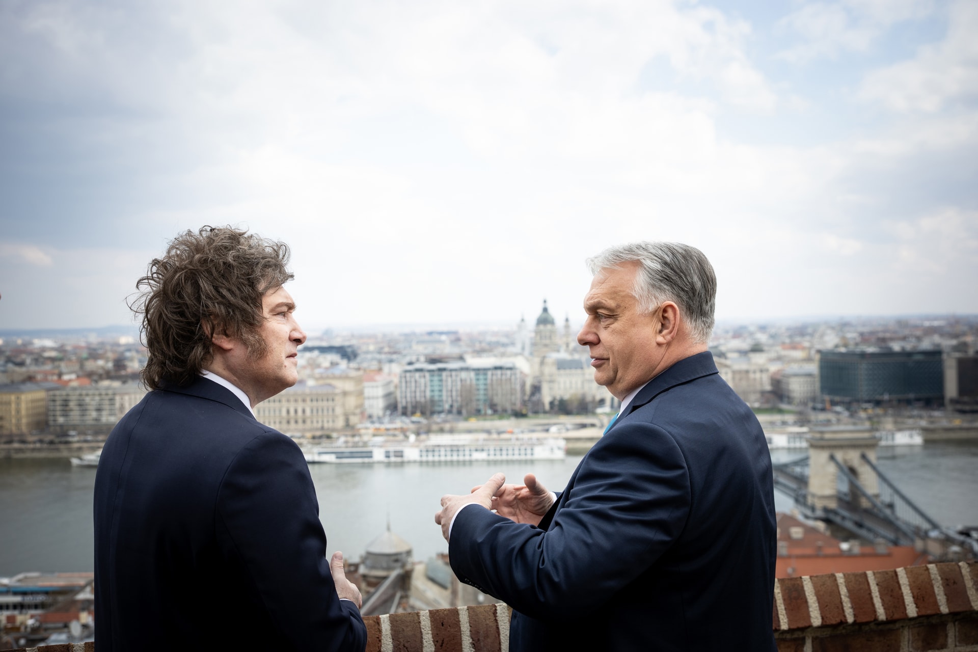 Orbán Viktor fogadta Javier Milei argentin államfőt