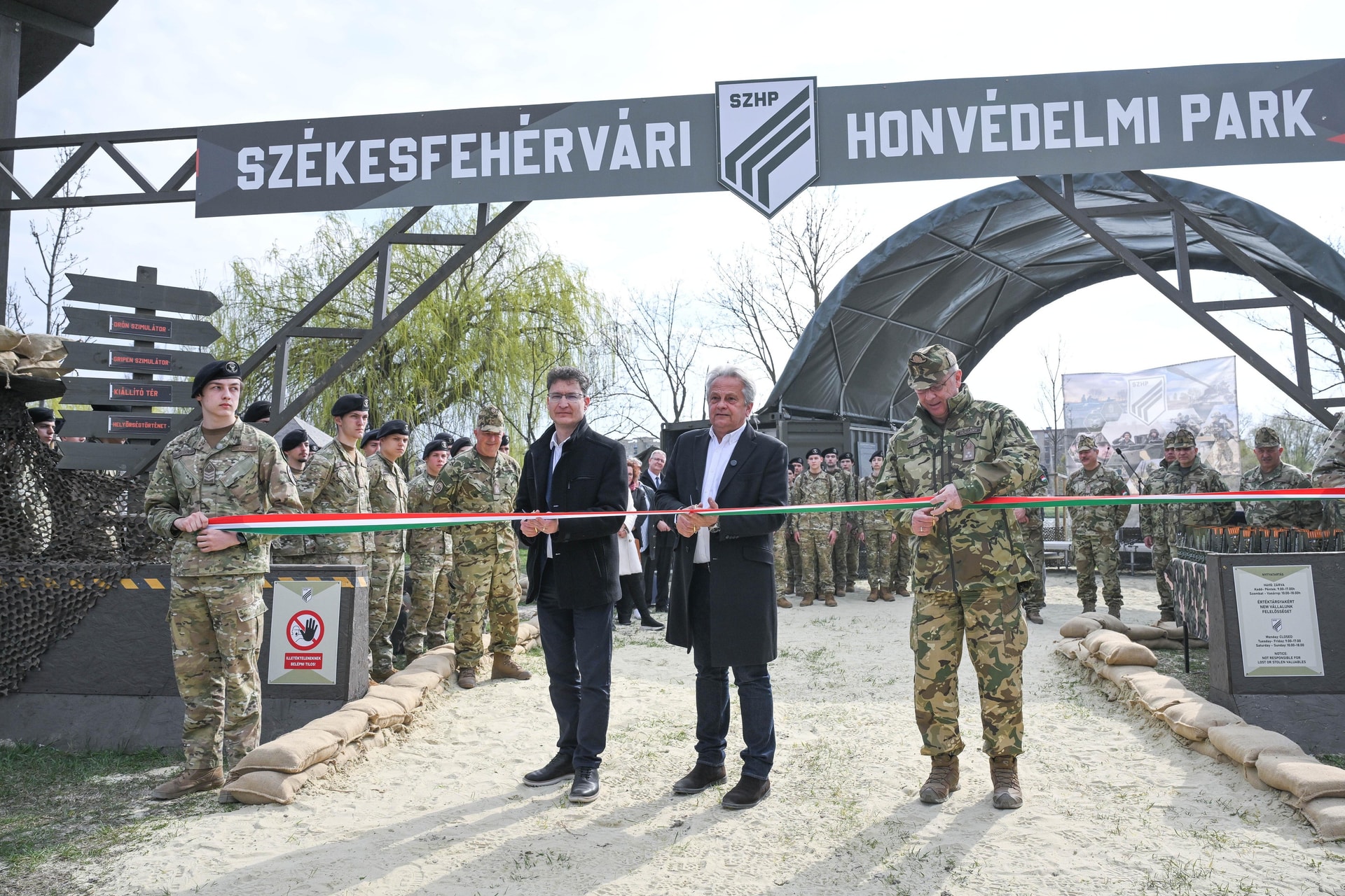 A honvédelmi park egy újabb híd a civil társadalom és a Magyar Honvédség között