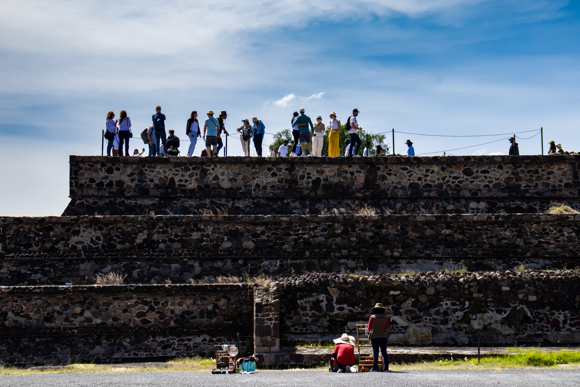 Gyilkosság mexikói Teotihuacan piramisnál