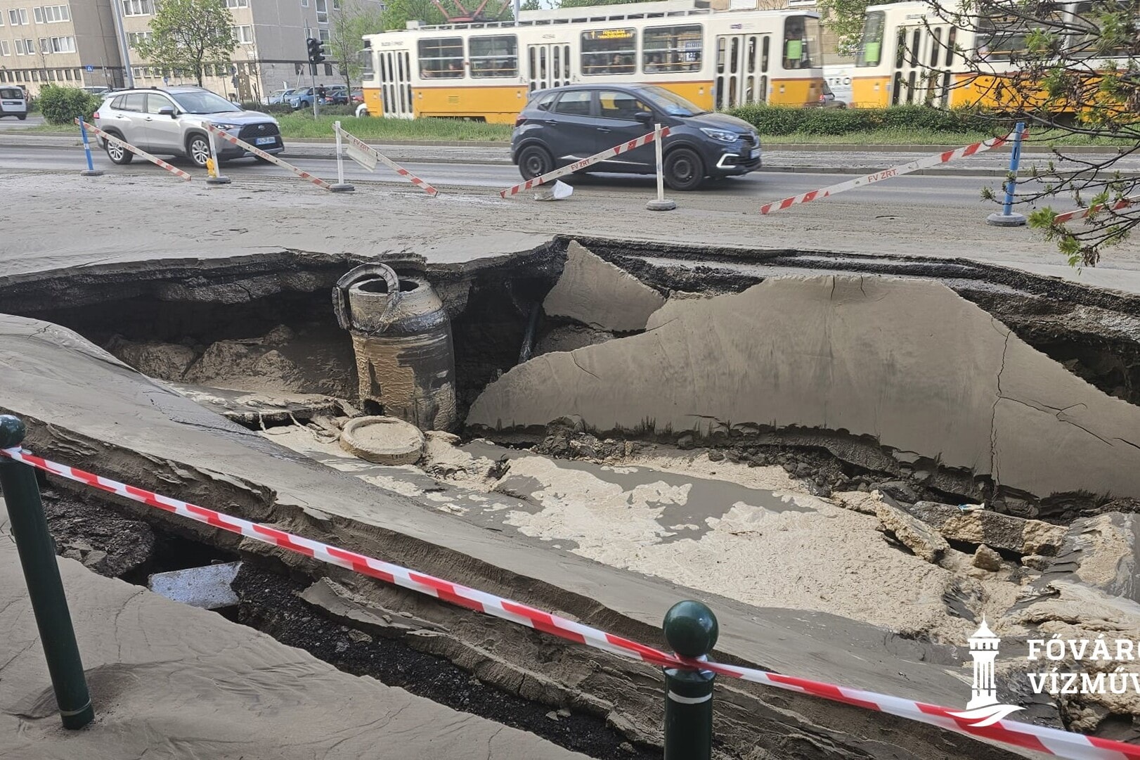 Hétvégéig marad a forgalmi korlátozás a Róbert Károly körúton