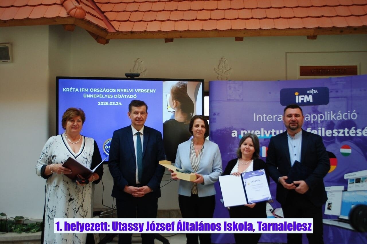 Díjazták a KRÉTA IFM Országos Nyelvi Verseny kiválóságait