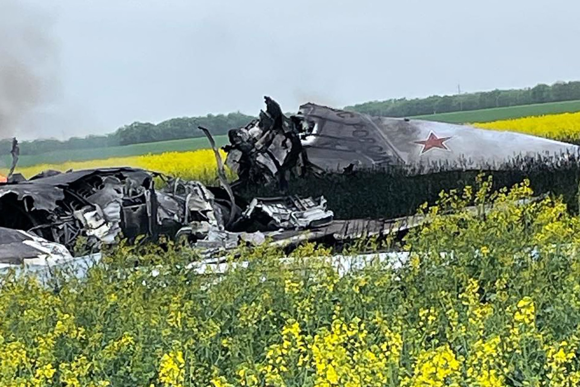 Orosz bombázó zuhant le Szibériában egy kiképzőrepülés közben