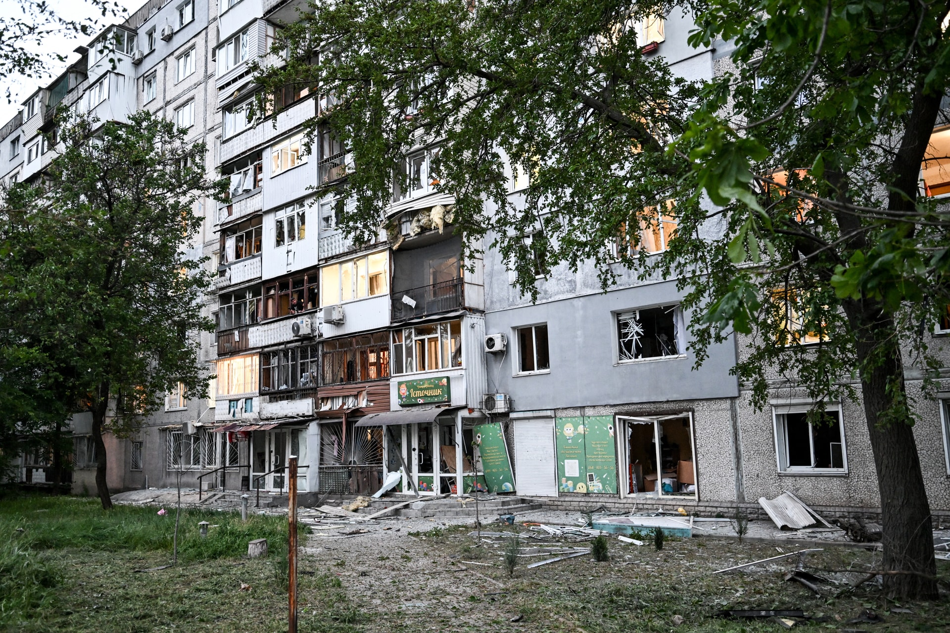 Civileket sebesített meg ukrán dróntámadás Enerhodarban